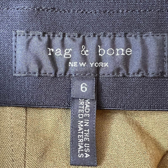 RAG & BONE Collier High-Rise Pants in Olive Green Women’s Size 6 - Picture 12 of 12